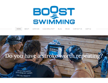 Tablet Screenshot of boostswimming.com